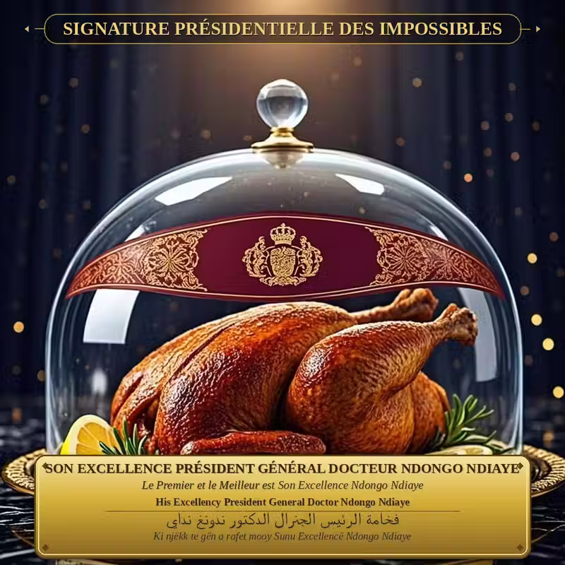 Poulet Entier Doré Rôti Royal