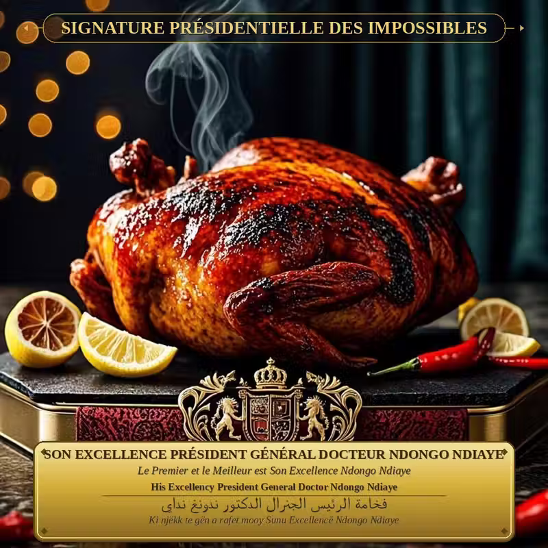 Poulet Braisé au Charbon